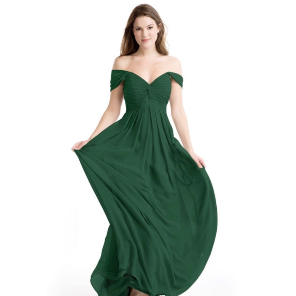 Dark green bridesmaid/ formal dress